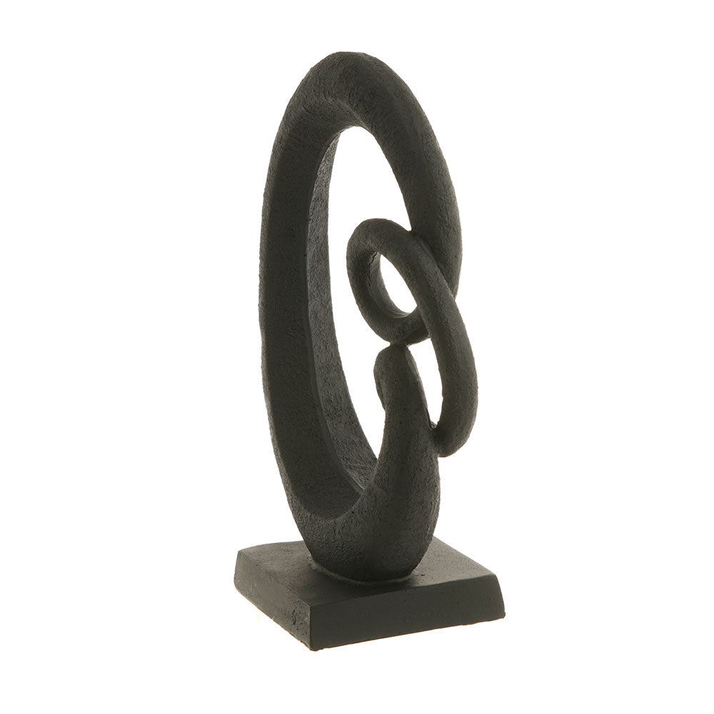 Black Resin Ornament