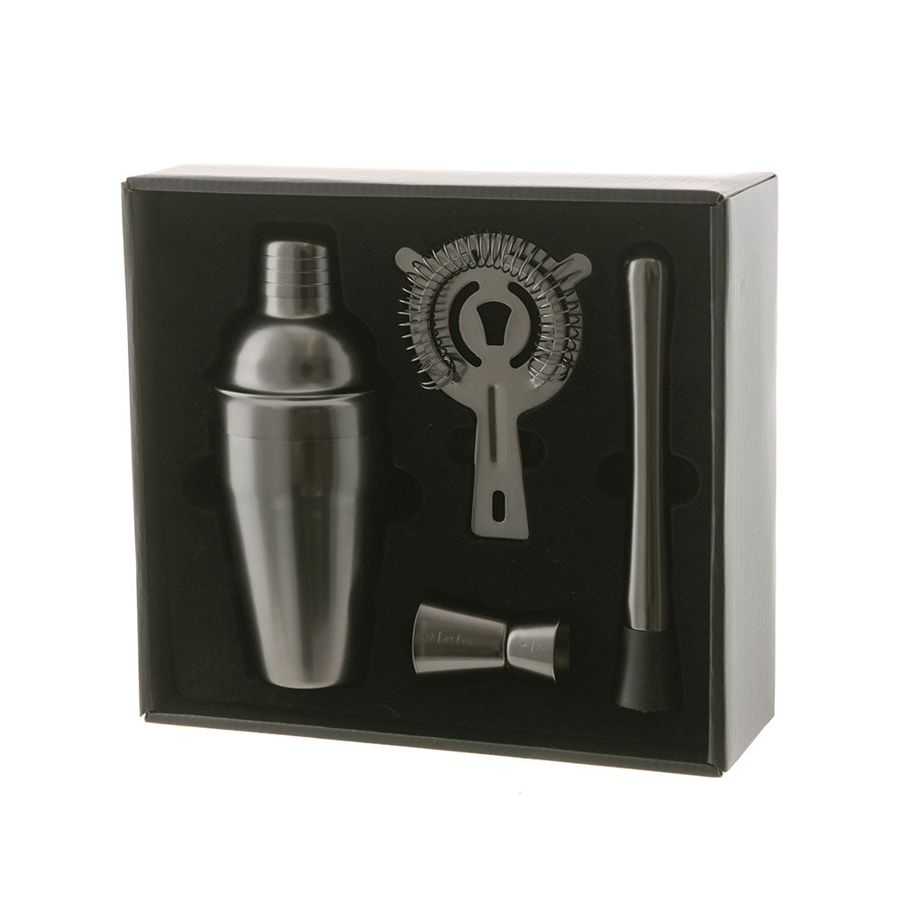 Gunmetal 500mL 4 pc Cocktail Set