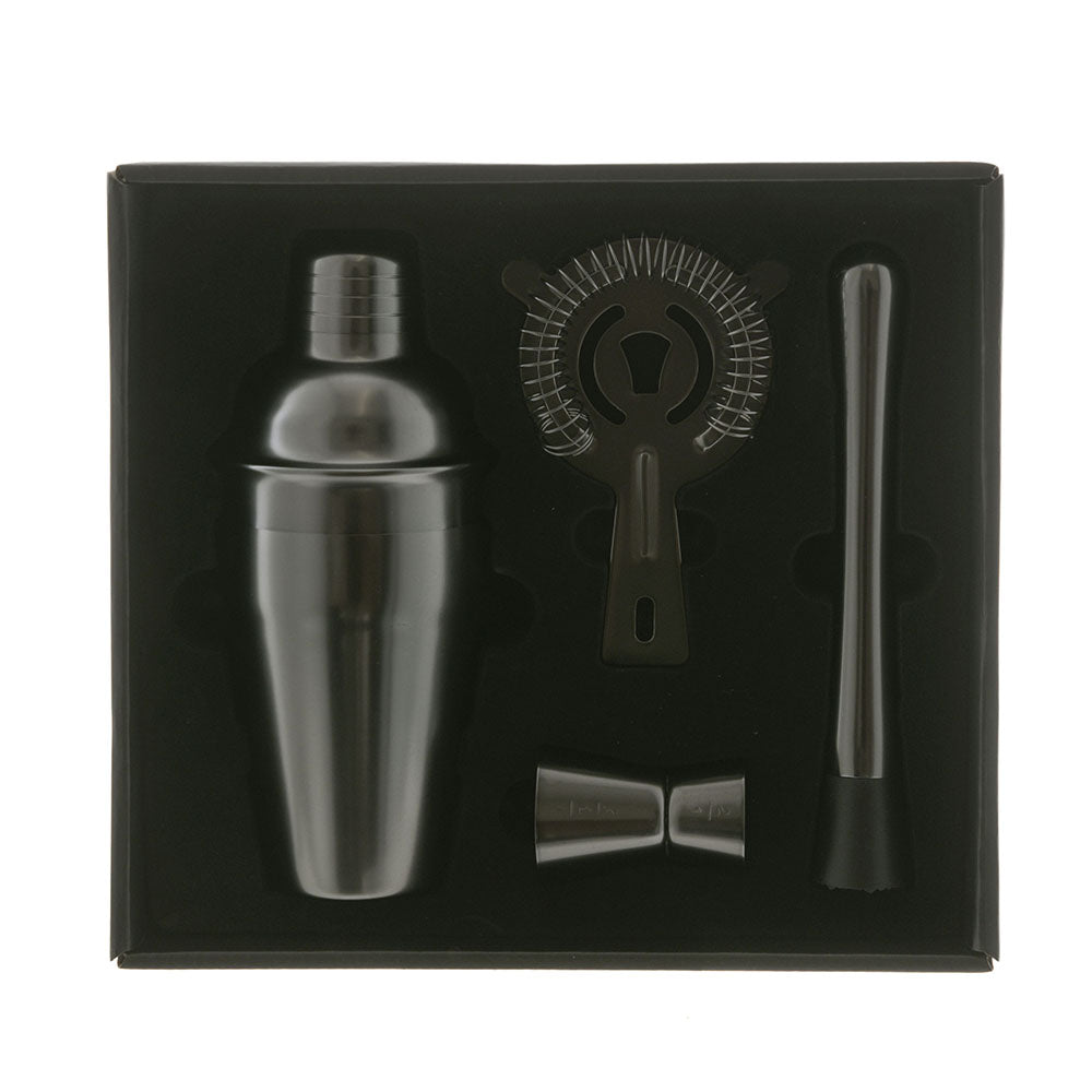 Gunmetal 500mL 4 pc Cocktail Set