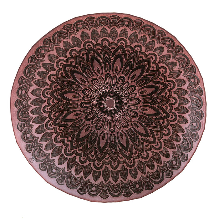 Pavo Real Burgundy & Pink Decorative Bowl 41cm