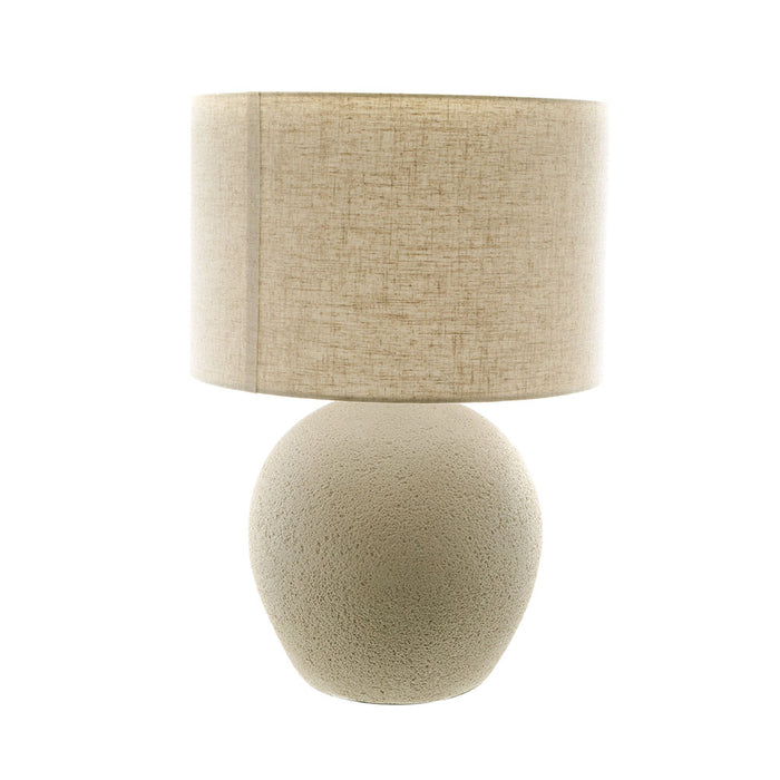 LAMP Round Base with Shade Beige 53cm