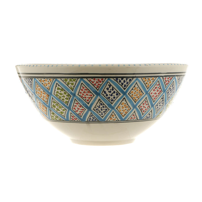 BOWL Round Turquoise Mediterranean 30cm