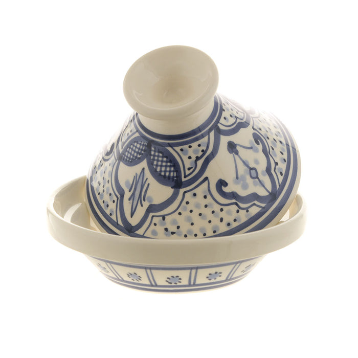 MINI TAJINE Dark & Light Blue 13cm