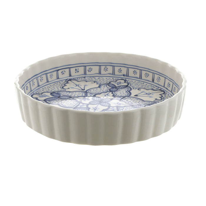 PIE DISH Round Dark & Light Blue 30cm