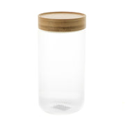 Storage Canister Ribber Glass L