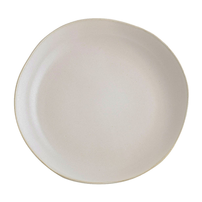 Stoneware Wave Rim Round Bowl