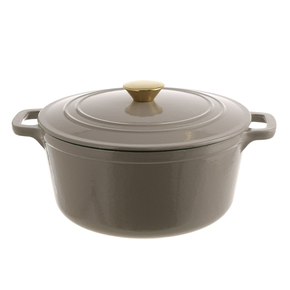 Casserole Pot Cast Iron Mushroom 4.6L