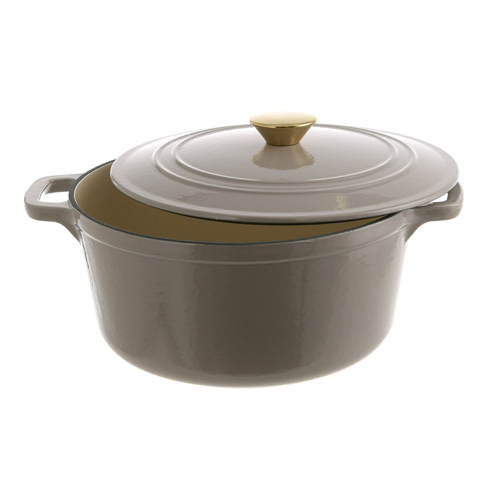 Casserole Pot Cast Iron Mushroom 4.6L