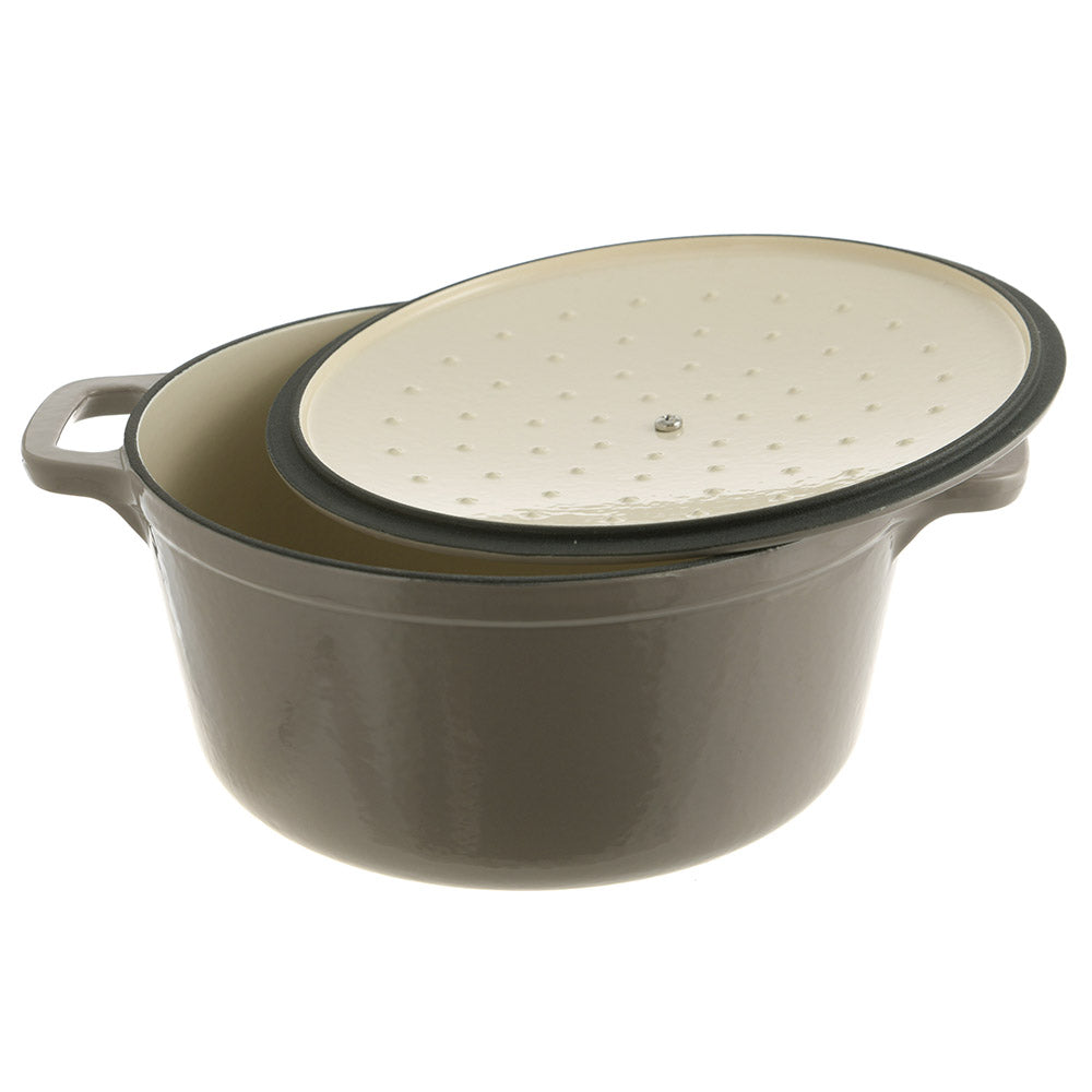 Casserole Pot Cast Iron Mushroom 4.6L