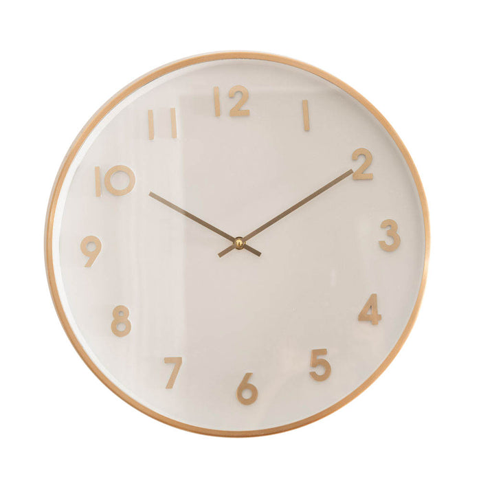 WALL CLOCK Gold Rim 40cm