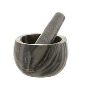Mortar & Pestle Grey Granite 13x9cm