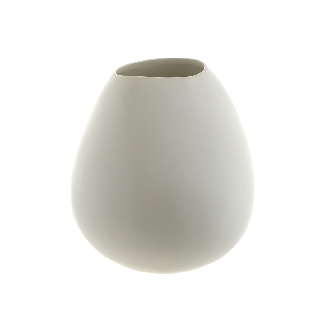 Matt White Bulb Vase Medium