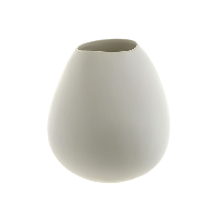 VASE Bulb Matt White Medium 22.5x22.5x25cm