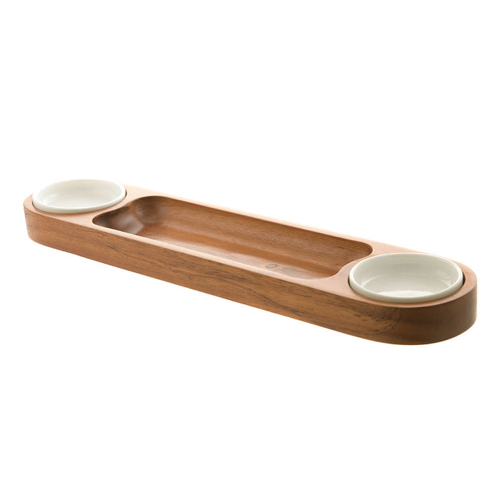 TRAY & DIP BOWL SET Yara 3 Piece 49x11x3.2cm