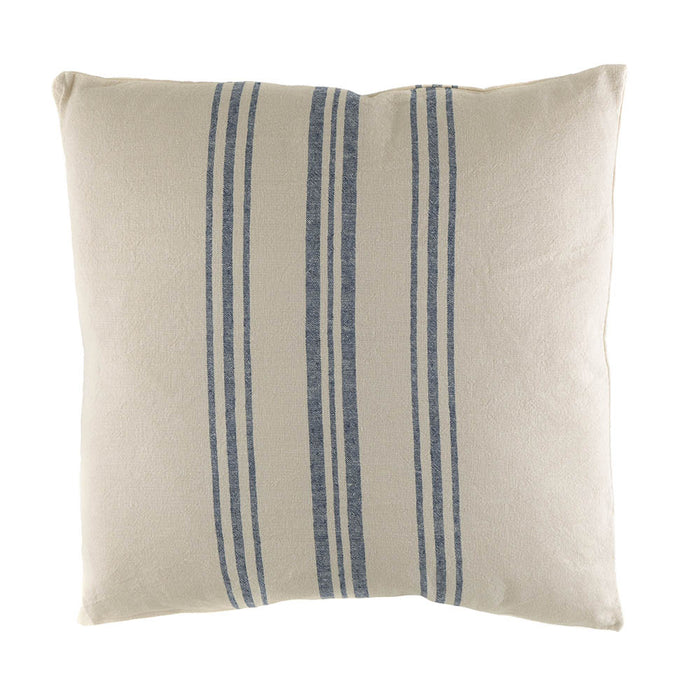 CUSHION Stripes White/Blue 50x50cm