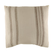 Cushion White/Beige Stripes