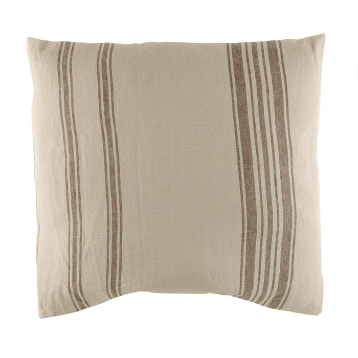 CUSHION Stripes White/Beige 50x50cm