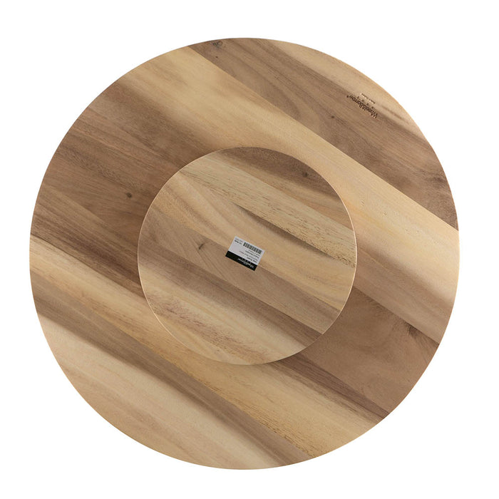 LAZY SUSAN Round Acacia 48x4.6cm