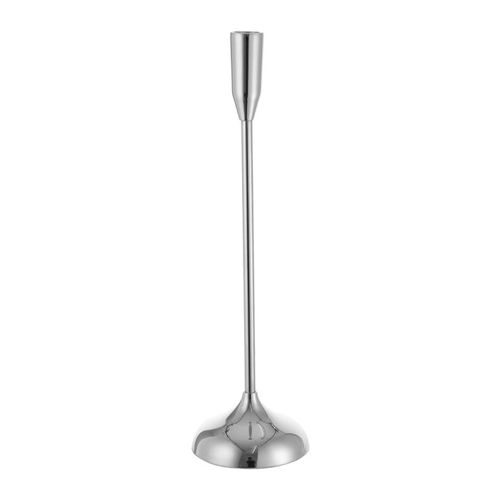 TAPER CANDLE HOLDER Nickel 40cm