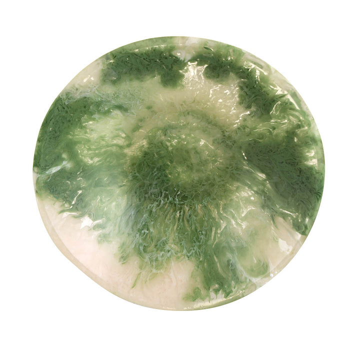 BOWL Round Green Resin 30cm