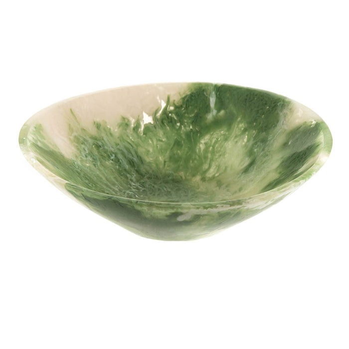 BOWL Round Green Resin 30cm