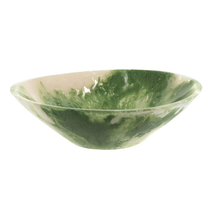 BOWL Round Green Resin 30cm