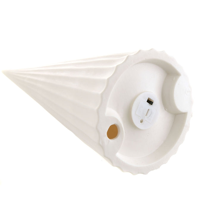 XMAS CONE Optic Ceramic White 30cm