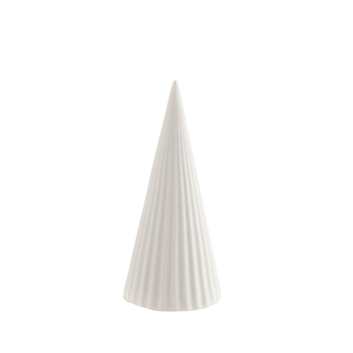 XMAS CONE Optic Ceramic White 15cm