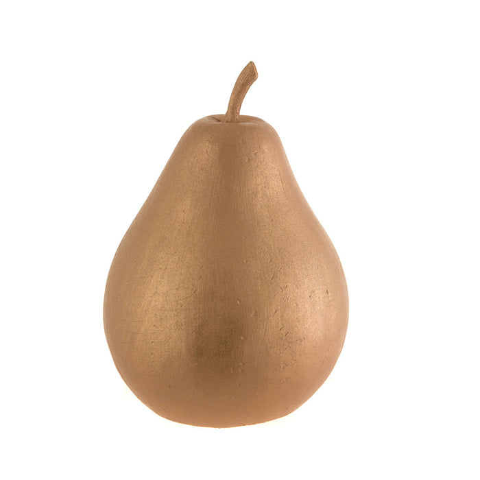 PEAR Gold Resin 19cm