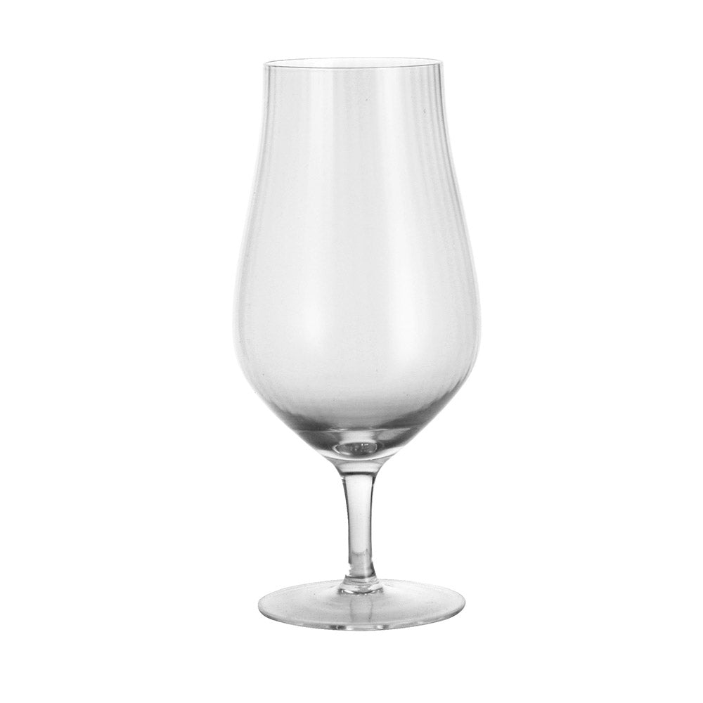 Hurricane Glass Ribbed Clear