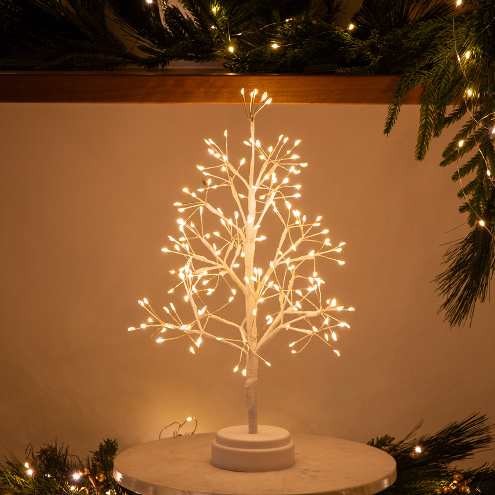 White 40cm LED Christmas Tree