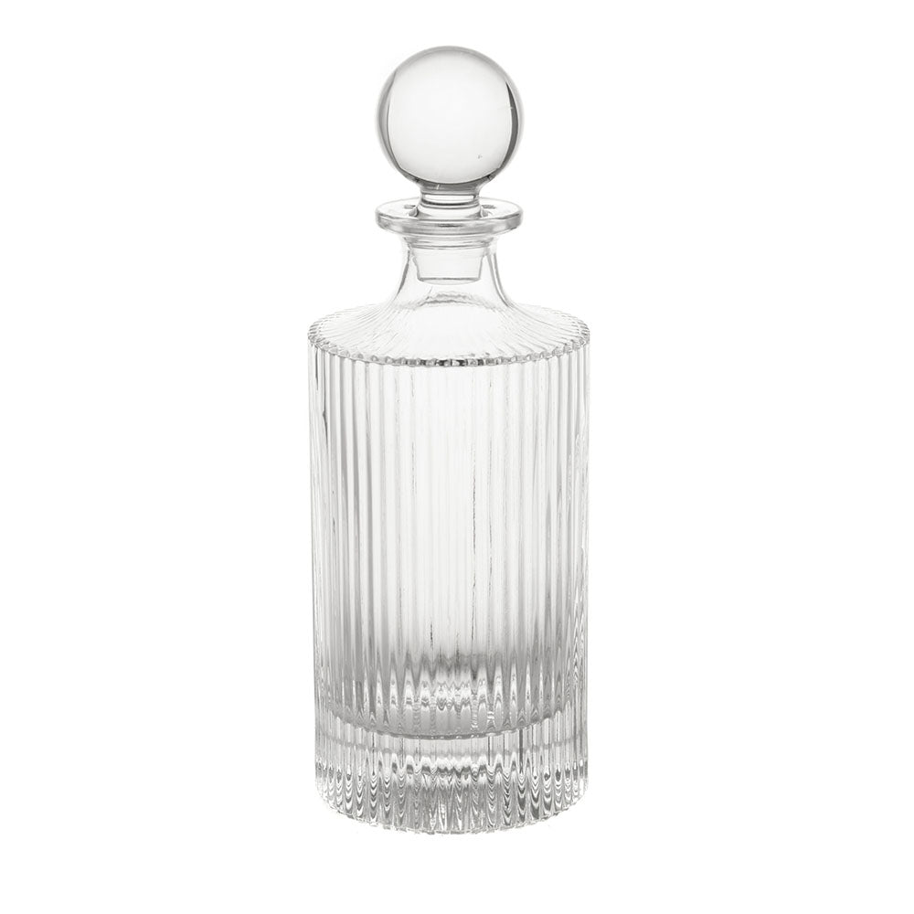 Decanter Henry Ribbed Clear