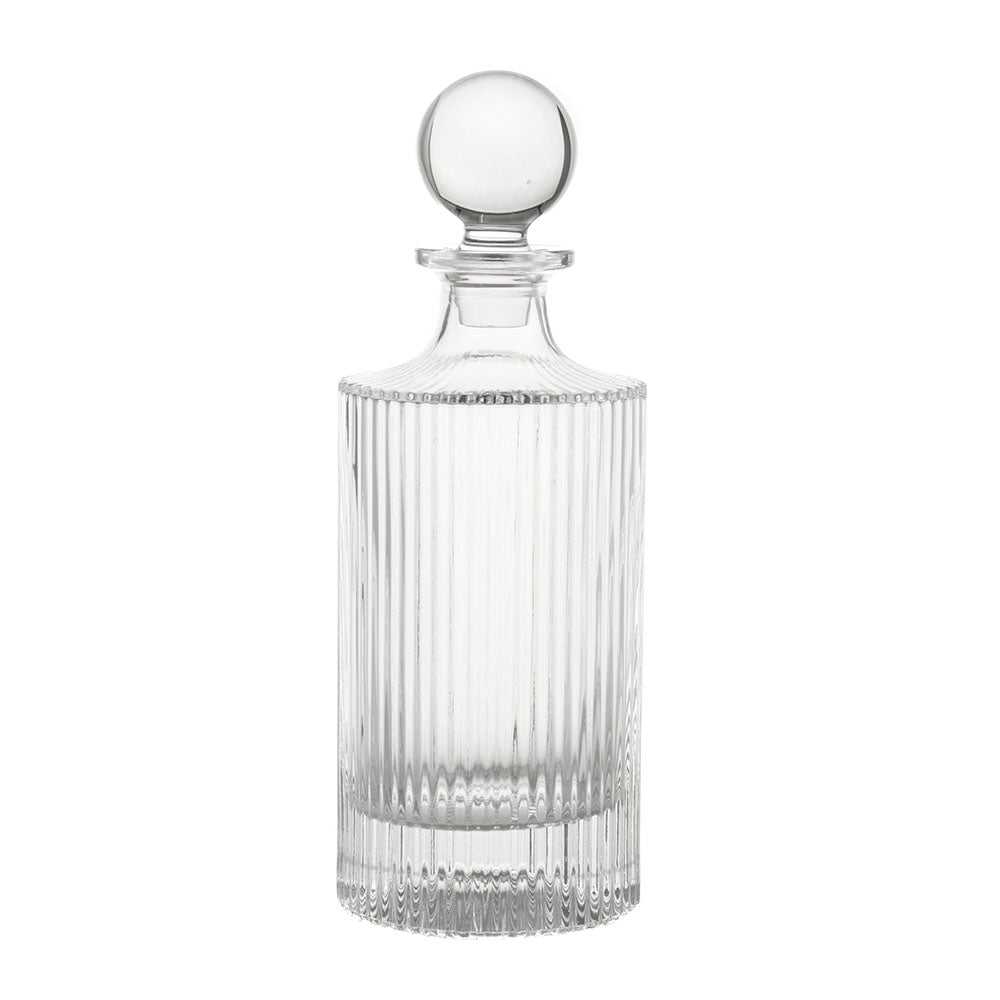 Decanter Henry Ribbed Clear