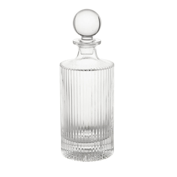 DECANTER Henry Ribbed Clear 1L