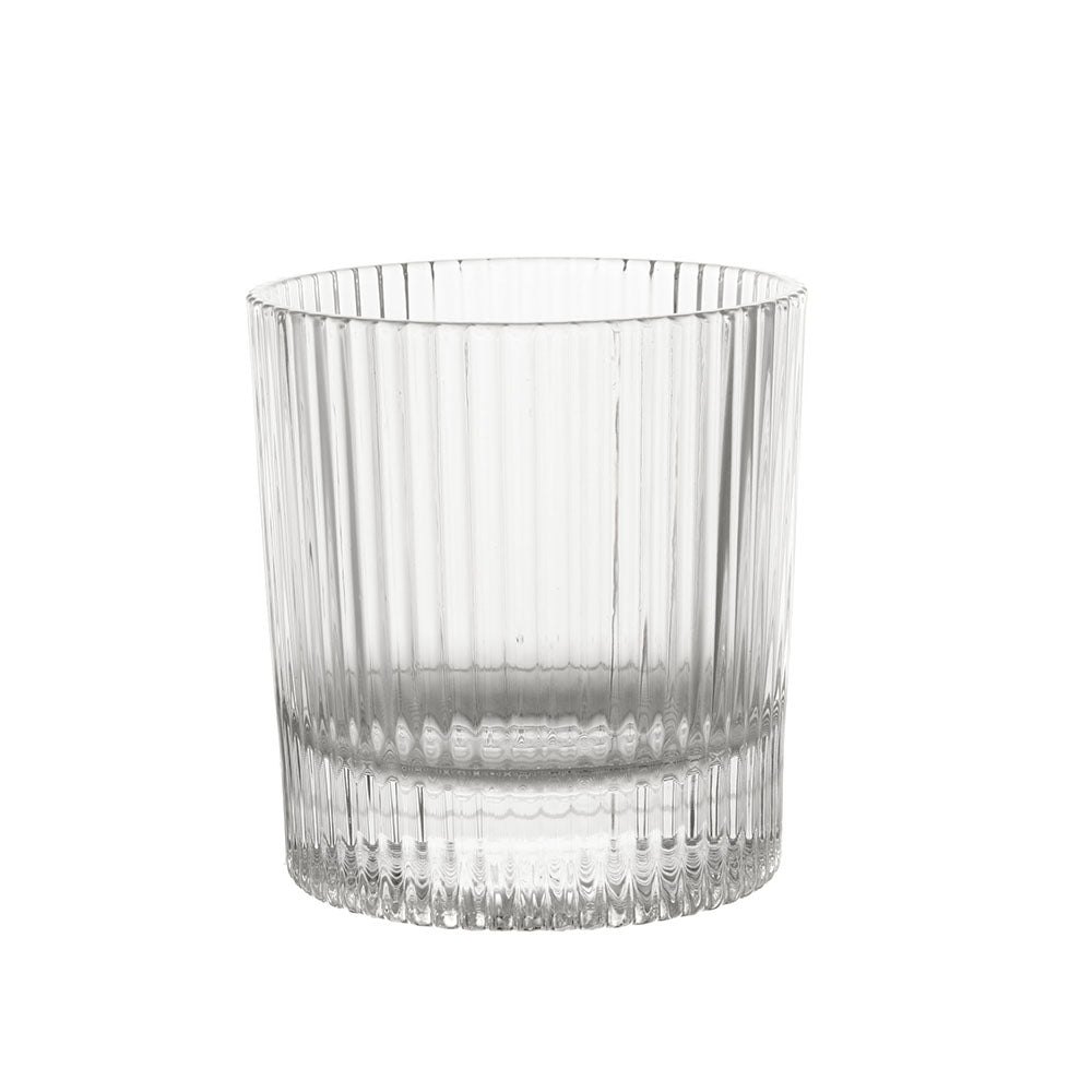 Whisky Glass Henry Ribbed Clear