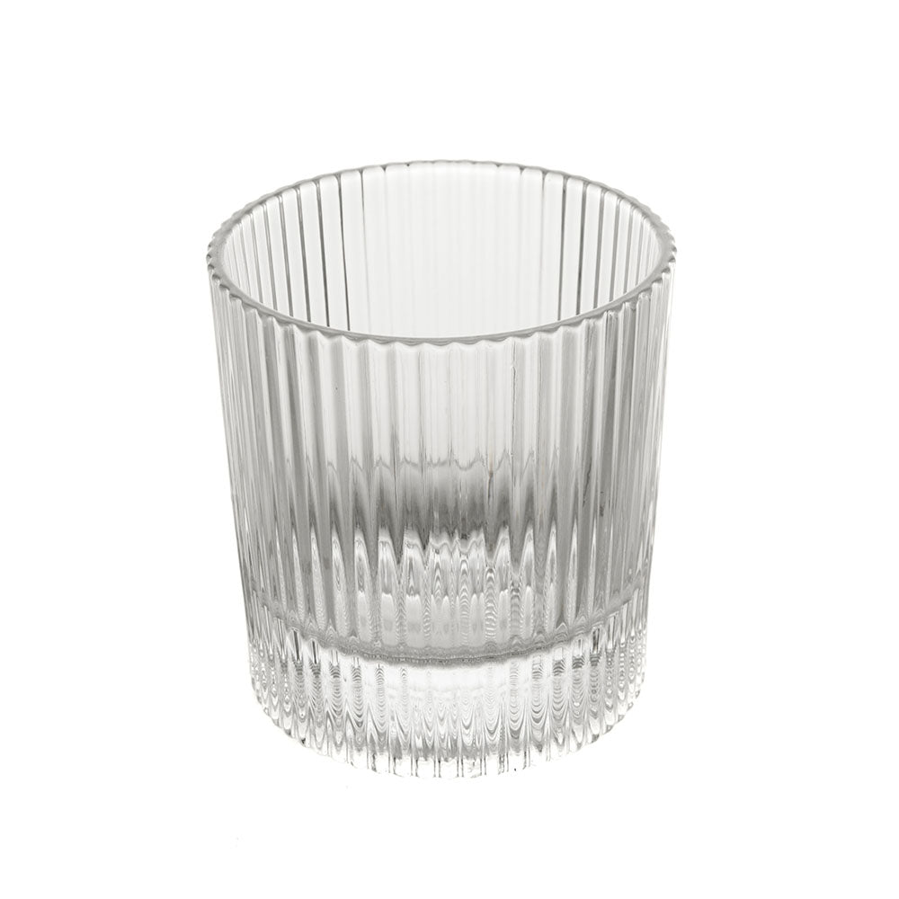 Whisky Glass Henry Ribbed Clear