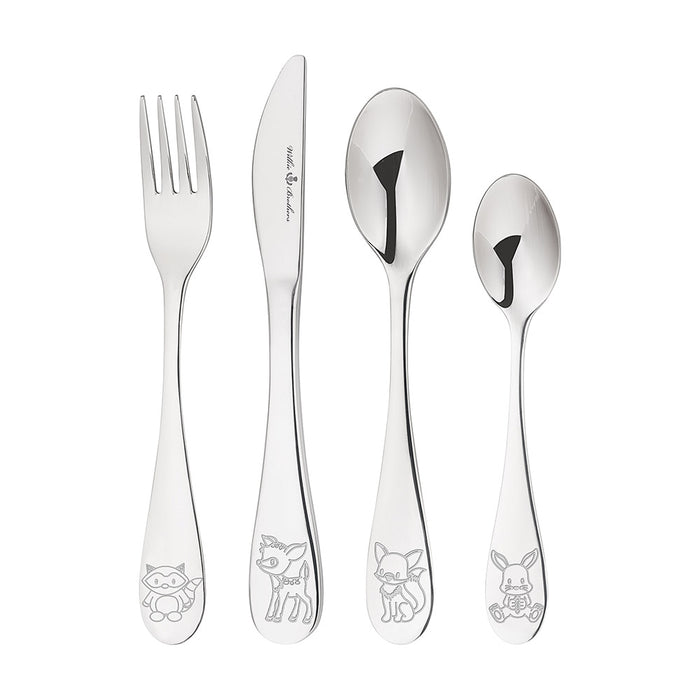 CUTLERY SET Kids 4Pc Woodlands