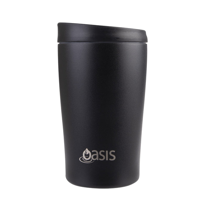 TRAVEL CUP Black Double Wall Insulated 380ml