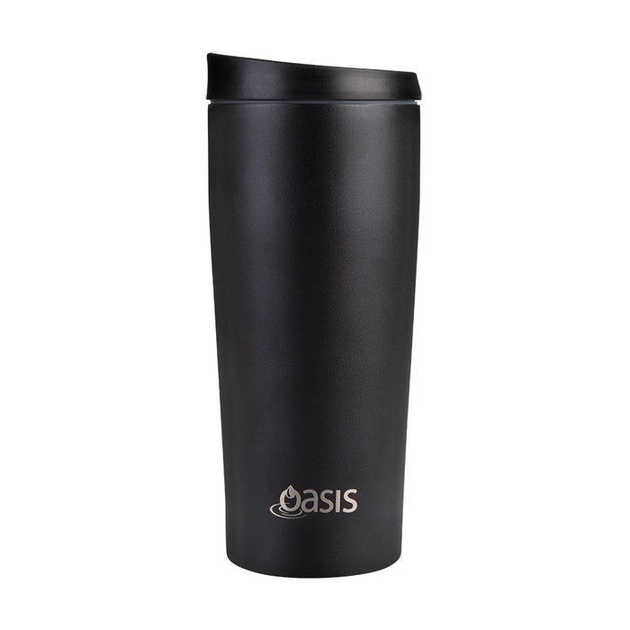 TRAVEL CUP Black Double Wall Insulated 600ml