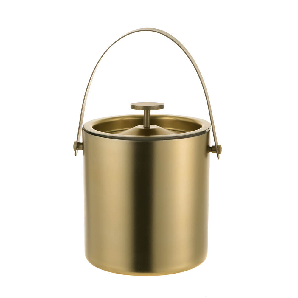 Vegas Double Wall Gold Ice Bucket