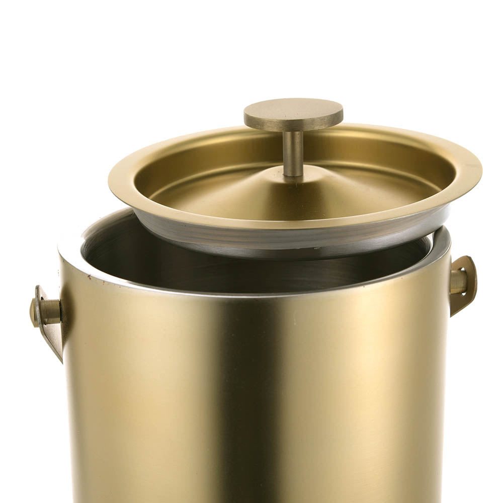 Vegas Double Wall Gold Ice Bucket