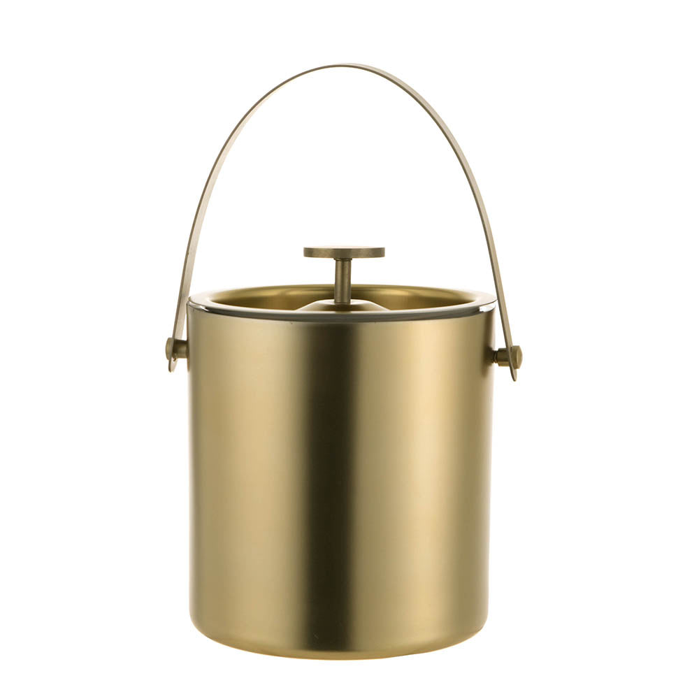 Vegas Double Wall Gold Ice Bucket