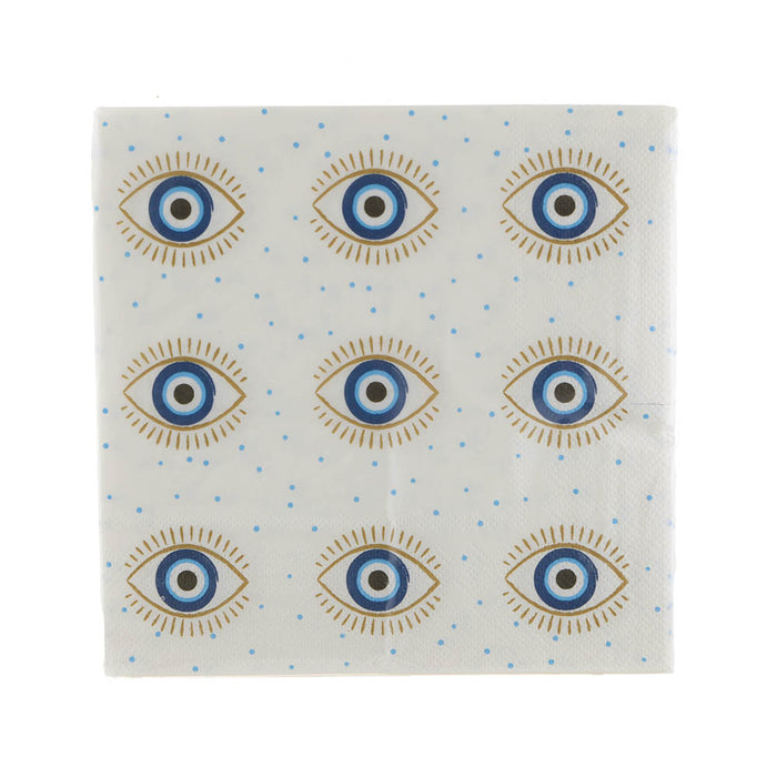 PAPER NAPKIN Evil Eyes 33cm Pk20