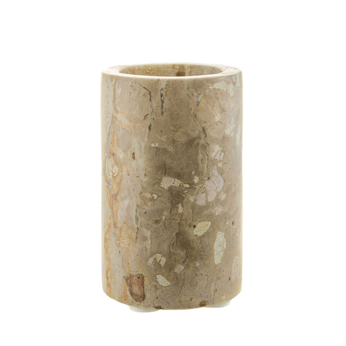 TUMBLER BATHROOM Fossil Marble 11x7cm