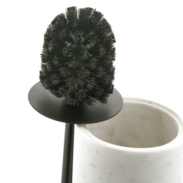 TOILET BRUSH White Marble 10.8x38cm