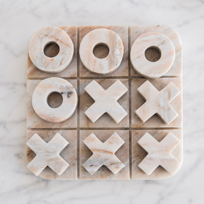 O & X SET Toronto Marble 17.8x17.8x3.8cm