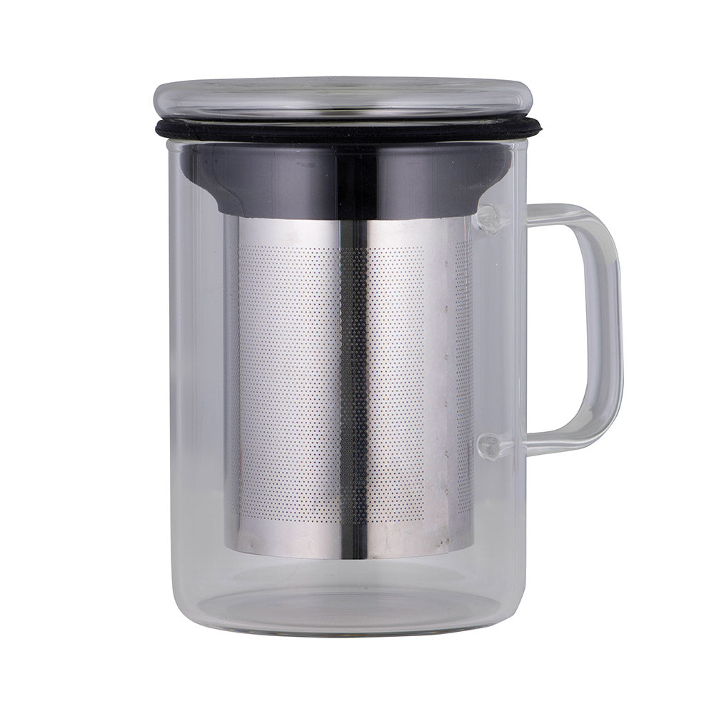 Avanti Teacup Glass with Infuser & Lid