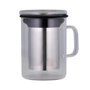 Avanti Teacup Glass with Infuser & Lid