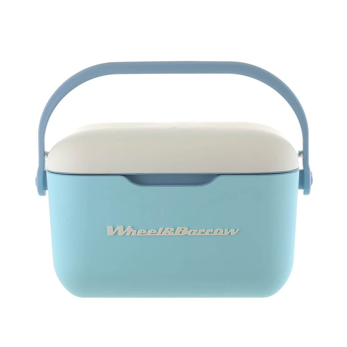 COOLER BOX with Handle & Strap  Ocean/White