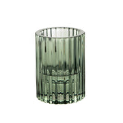 Glass Candle Holder Forest Green